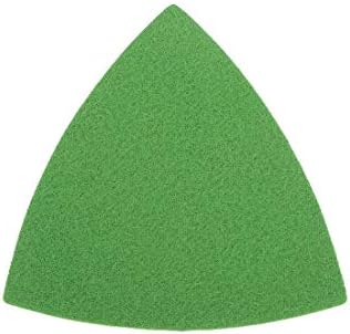 Uxcell Triangle Detalhe Lixeira de lixa e loop de 3-1/2 polegadas Silício Landing Pad 3000 Grit 3 PCs