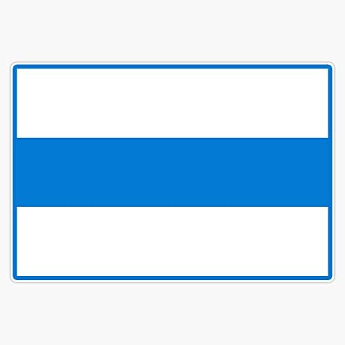 Nova bandeira russa azul branco bandeira da Rússia Bandeira grátis Russia adesivo de vinil Decalque 5