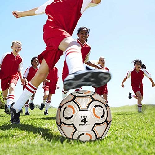 Evzom Soccer Balls Sports Sports Ball Treinamento leve de lazer 3, tamanho 4 tamanho 5 para crianças jovens e bolas de futebol adulto