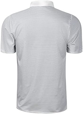 Camisetas de pólo de golfe leves de Derminpro masculino