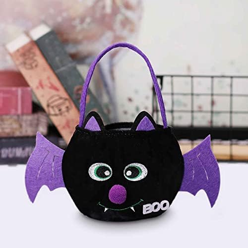 62CV7S Decorações de Halloween Bolsa de doces infantil criativa