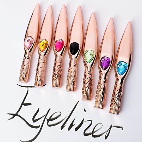 Cosméticos outfmvch Configuração do Eyeliner Penador Líquido Cor Ultra Fine Fine Tyeliner Pen e Eyeliner sem coloração