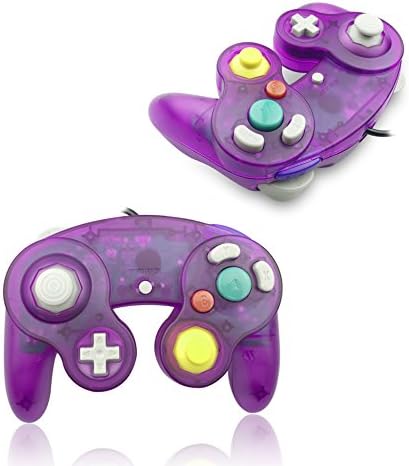Controlador Reiso Gamecube, 2 pacote de pacote NGC Classic Wired Controller para Wii Game Cube