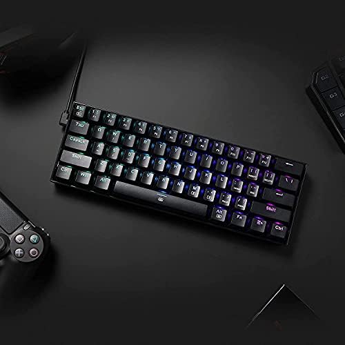 Redragon 60% Teclado de jogo e pacote de interruptores mecânicos de moda de moda quente A113