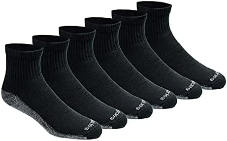 Dickies Men's Dri-Tech Control Control Quarter Socks Multi-Pack