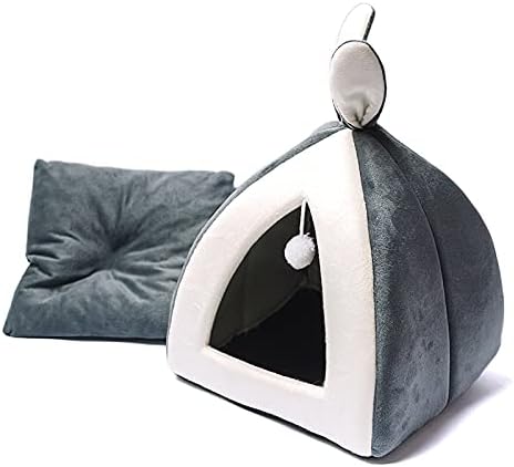 Camas de cães 1pc Cama de gato de estimação quente Casa de gatinho interno quente pequeno para cães ninho colapsível gatos cavernas