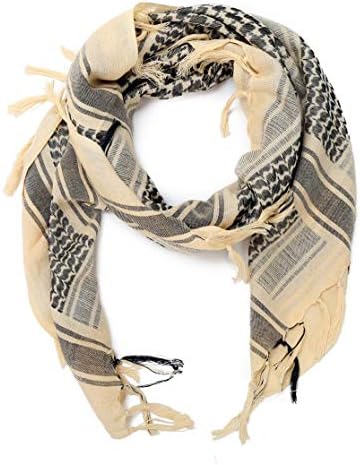 SHEMAGH MILITAR DESERT TATICAL ÁRATRO KEFFIYEH EXPENHO CHENGRO DE CHENGRO PARA MULHERES E HOMENS 43 x43