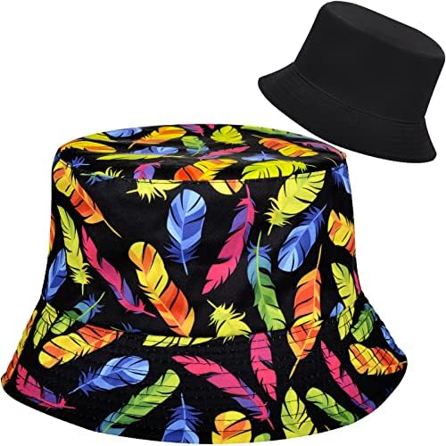 Chapéu de balde de Audoyon, chapéu de pescador para homens adolescentes, chapéu de moda de chapéu de sol compacável para pesca,