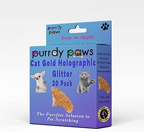 Capas de unhas macias para garras de gato Glitter holográfico de gato pequeno pequeno