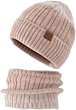 Chapéu de gorro para mulheres inverno macio quente chapéu malha de malha de malha