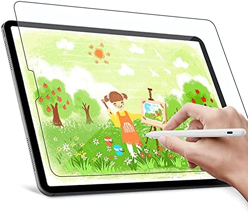 Pixelro 2-Pack PaperFeel Screen Protector para iPad, compatível com Apple lápis, desenho, escrita, anotações, anti-Glare e instalação