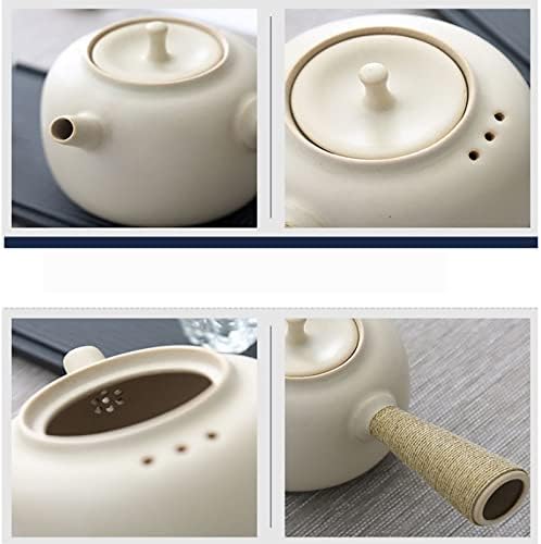 Lenfun Tea Kettle fogão anão anão Clear Spring pequena maçaneta lateral bule, panelas de chá para fogão topo alimento tuapot