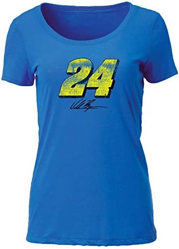 Ouray Sportswear Nascar feminino Tri Blend Scoop-Neck