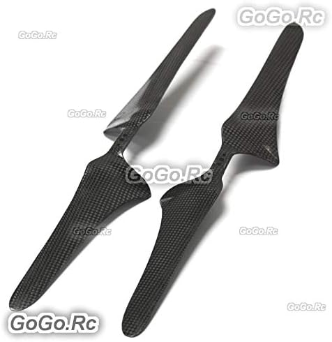 Gogorc 1 pares 1655 16x5.5 Fibra de carbono CW CCW hélice para drone multicopter