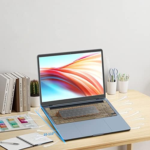 Stand de chute do laptop IAXBI, suporte ajustável de alumínio dobrável portão de pés portão fixo portátil Slim forte para mesa,