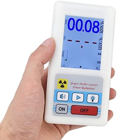 Monitor de detector de radiação nuclear do contador Geiger, detector radioativo portátil de exibição digital