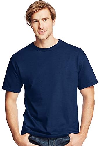Hanes Men's T-Shirt Pack, T-shirt de algodão essencial T-shirt 12, Hanes-Our Melhor camiseta de manga curta, algodão super macio, multipack