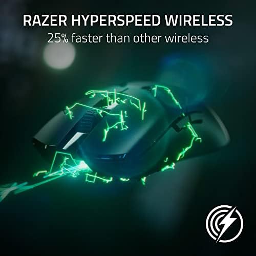 Razer Viper V2 Pro Hyperspeed Wireless Gaming Mouse: 58G Ultra -Lightweight - Switches ópticos sensor óptico Gen -3-30K