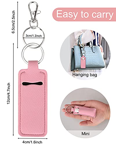 Meiiy Chapstick Holder Lipstick Sleeve Bolsa Lip Bálsamo Portátil Pocket Lip Gloss Tube Staking Stuffers Presente