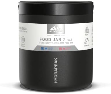 Hydrapeak 25oz de aço inoxidável a vácuo jarra de alimentos térmicos | Térmicas infantis para alimentos quentes e comida fria, thermos