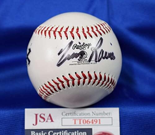 Tim Raines JSA Coa Autograph League assinou o White Sox Baseball