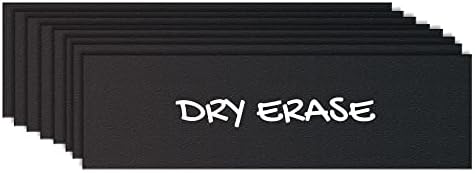 Black Dry Erase Rótulo Magneto de Plataforma Magnetic Dry. Perfeito para a cozinha do escritório.