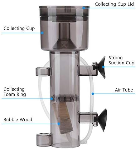 Skimmer de proteínas de aquário pendurado na bomba Filtro de água salgada filtro de tanque de água interno para aquário marinho