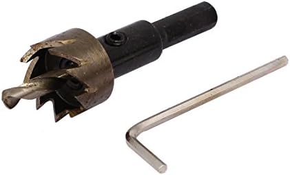 Aexit 21mm de serras de orifício de corte e acessórios DIA 14mm De profundidade HSS Twist Drill Bit Bit Triângulo Hole de perfuração SAWS SAW HOLE SAW