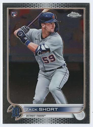 2022 TOPPS Chrome 86 Zack Short RC Rookie Detroit Tigers MLB Baseball Trading Card