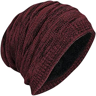 Chapéu de malha de lã de lã unissex chapéus desleixados de inverno homem quente homem quente tampa de caveira macia