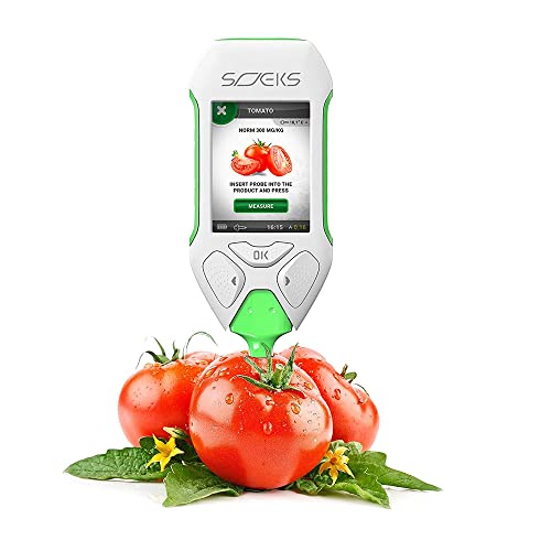 Ace Instruments Soeks EcoVisor F2 Testador de nitrato para alimentos, carne, peixe e testador de água TDS para Segurança Pessoal