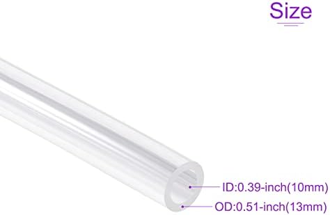 DMIOTECH 10mm ID 13,0 mm od tubo de PVC transparente tubo de mangueira transparente flexível para tubo de vinil para tubo de água