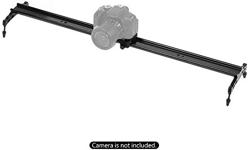 Estabilizador de controle deslizante da câmera, faixa de vídeo de 80 cm Slider rastrear a liga de alumínio do estabilizador