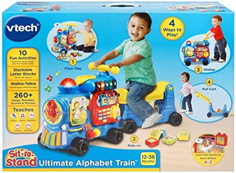 VTECH Sit-to-Stand Ultimate Alphabet Train, azul