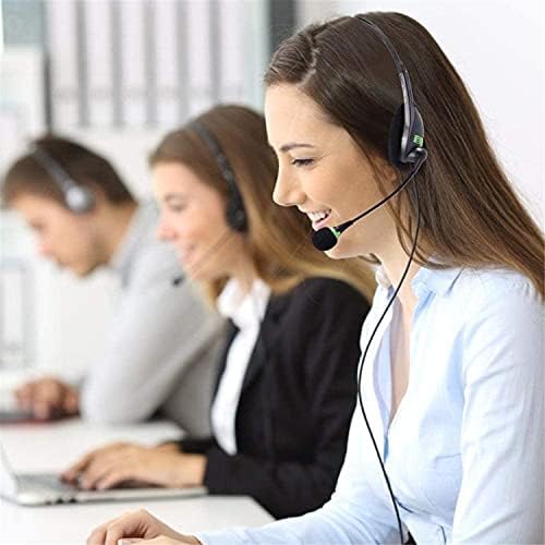 Fone de ouvido de call center do computador de lobo