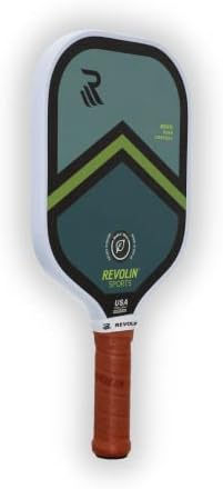 Revolução Sports Revo Pure Pure Control Pickleball Paddle | Spin and Control | Rilha de pickleball aprovada em pickleball dos EUA