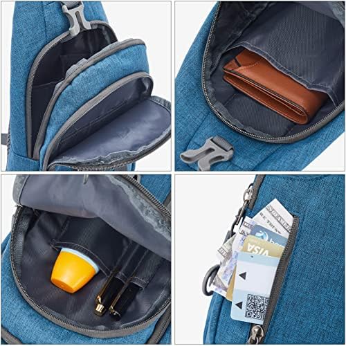 Bostanten Sling Bag for Men - Crossbody Sling Bags for Women - Mochila leve da mochila para caminhadas de viagem