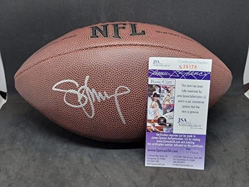 Steve Young assinou Wilson NFL Football - James Spence Autentication Coa - Bolsas de futebol autografadas