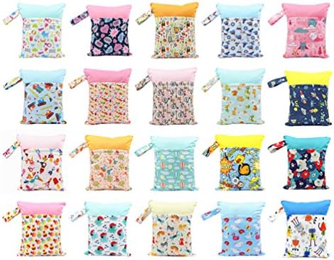 Kisangel Menstrual Pad Bags colorido Sacos de armazenamento de fraldas estampadas coloridas Sacos de armazenamento de guardana