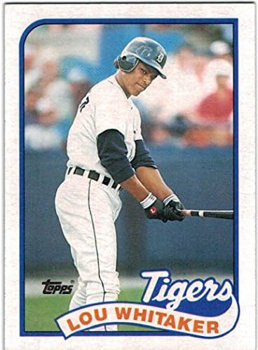 1989 Topps com a equipe de Detroit Tigers negociada com 2 Alan Trammell e Lou Whitaker - 34 MLB Cards