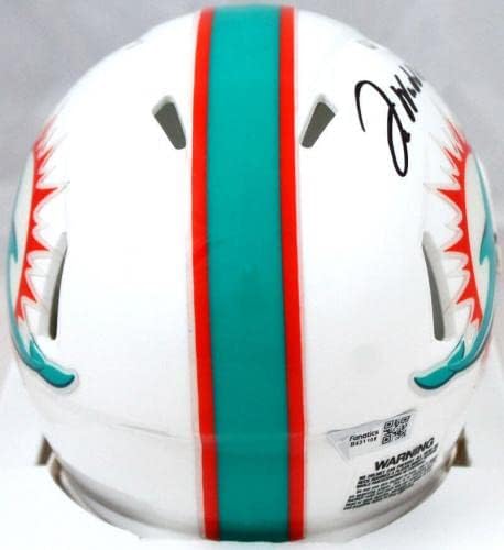 Jaylen Waddle autografou Miami Dolphins Speed ​​Mini Capace