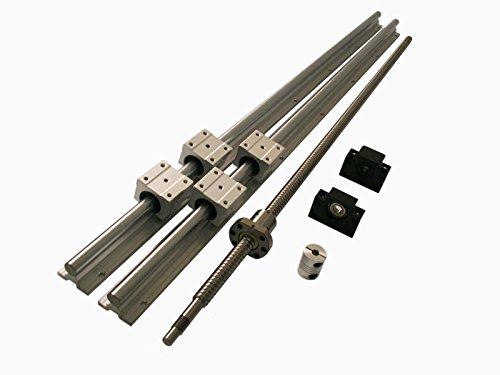 Joomen CNC SBR16 Rail Rail RM1605 Kit de movimento linear de 1100 mm