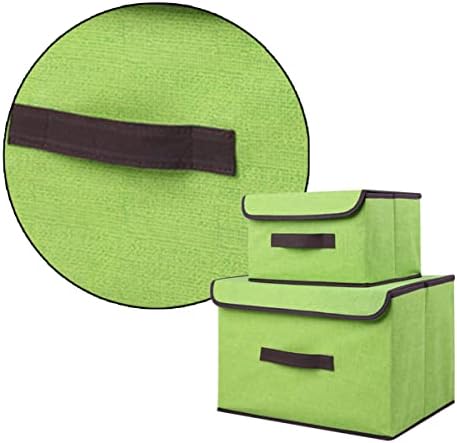 Alipis Roupas Organizador de armazenamento 1SET2PCS Tamanho e verde Uma roupa de tampa de tampa multifuncional de roupas Ordenha