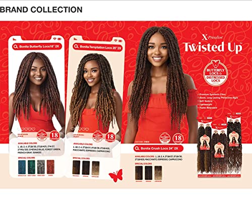 Braids Braids Crochet Braids X-Pression Twisted Up 2x Bonita Crush Locs 24 ''