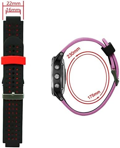 Murve Watch Band Silicone Substacement Watchstrap for Garmin Forerunner 235 220 230 620 630 735xt Pulseira esportiva