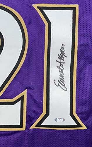 Earnest Byner Autografado assinado Jersey NFL Baltimore Ravens PSA ITP COA