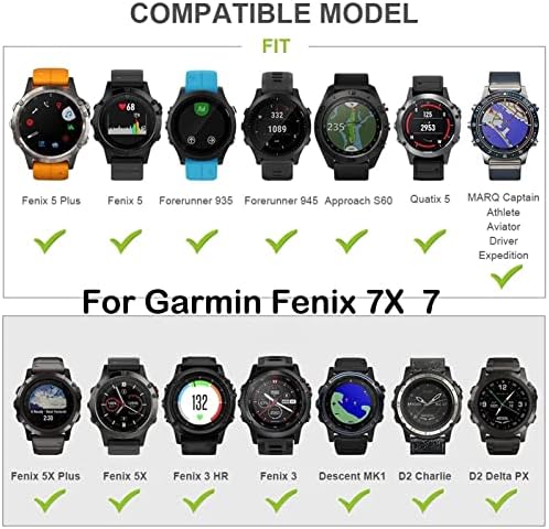 Eidkgd Silicone Quickfit Watch Band tapas para Garmin Fenix ​​7 7x 6 6x Pro 5x 5 3HR enduro 935 945 D2 Smart Watch