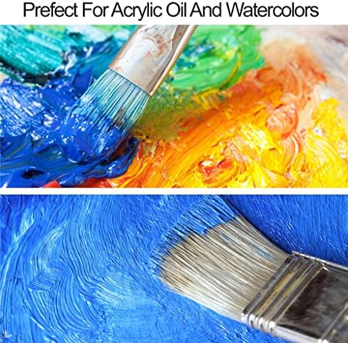 N/A 24pcs Diferentes pincel de pincel com pincel de tecido Pintura de óleo de pintura de óleo Bincho de tinta aquarela