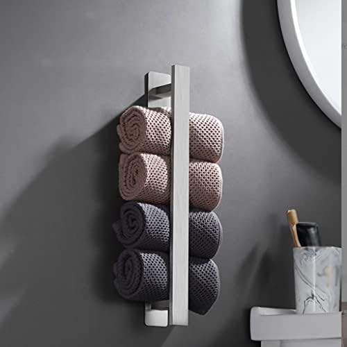 Barra de toalha de toalha de banheiro wwago barra de toalha de 40 cm de toalha 304 aço inoxidável toalha de toalha de toalha