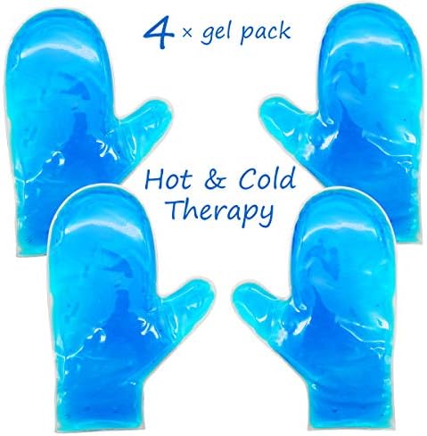 Luvas de terapia com mão quente e fria, embalagem de gelo manual, terapia de gelo e terapia térmica Dor que aliviam as luvas